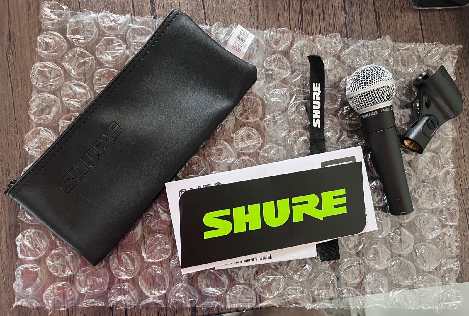 Shure SM58 Pro Dynamic Vocal Microphone with 25-ft XLR Cable | Cardioid dynamic vocal mic for studio, live performance, podcasting and recording customer photo 2