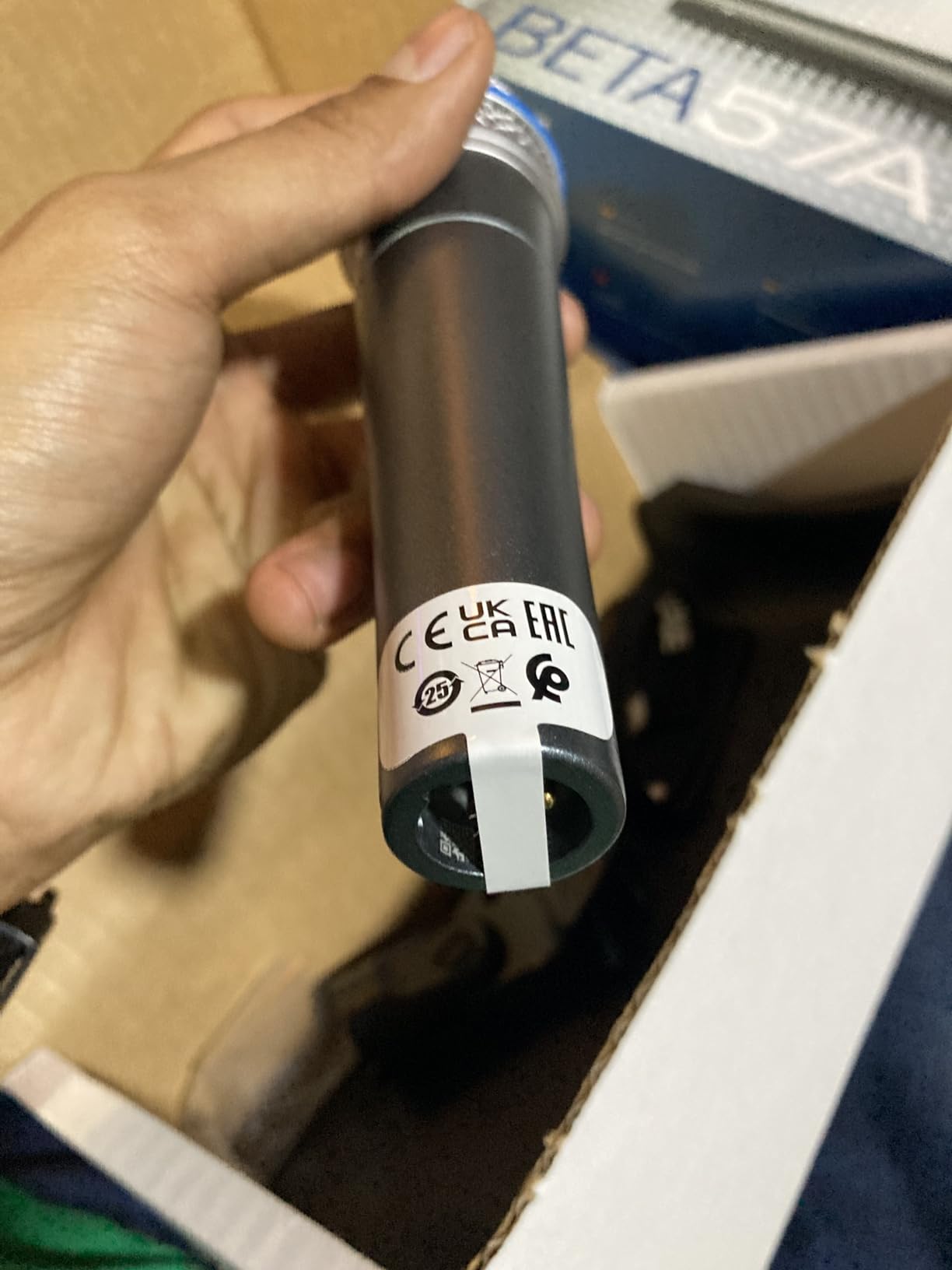 Shure BETA 57A Supercardioid Dynamic Instrument Microphone | Supercardioid dynamic mic for vocals and instruments with high-output neodymium element and durable steel-mesh grille customer photo 1