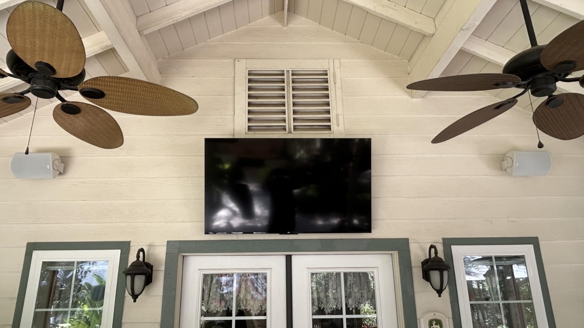 Polk Audio Atrium 6 All-Weather Outdoor Speakers, 100W Wired (Pair, Black) | 5.25