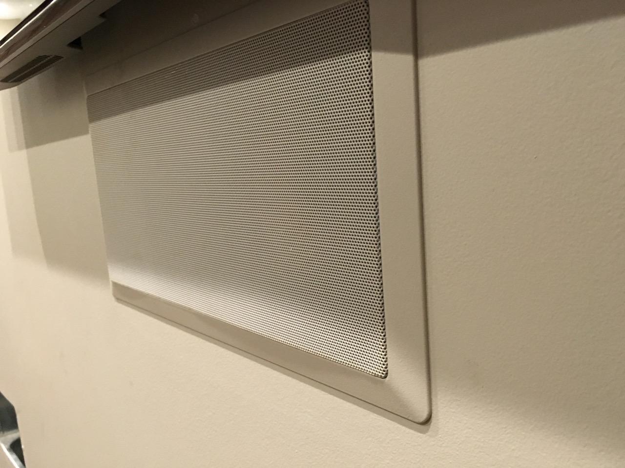 Micca M-CS Dual 5.25-Inch in-Wall Center Channel Speaker, Each, White | 13.8 x 6.7-Inch Cutout, Home Theater, Whole House Audio, MTM LCR Design, 5.25