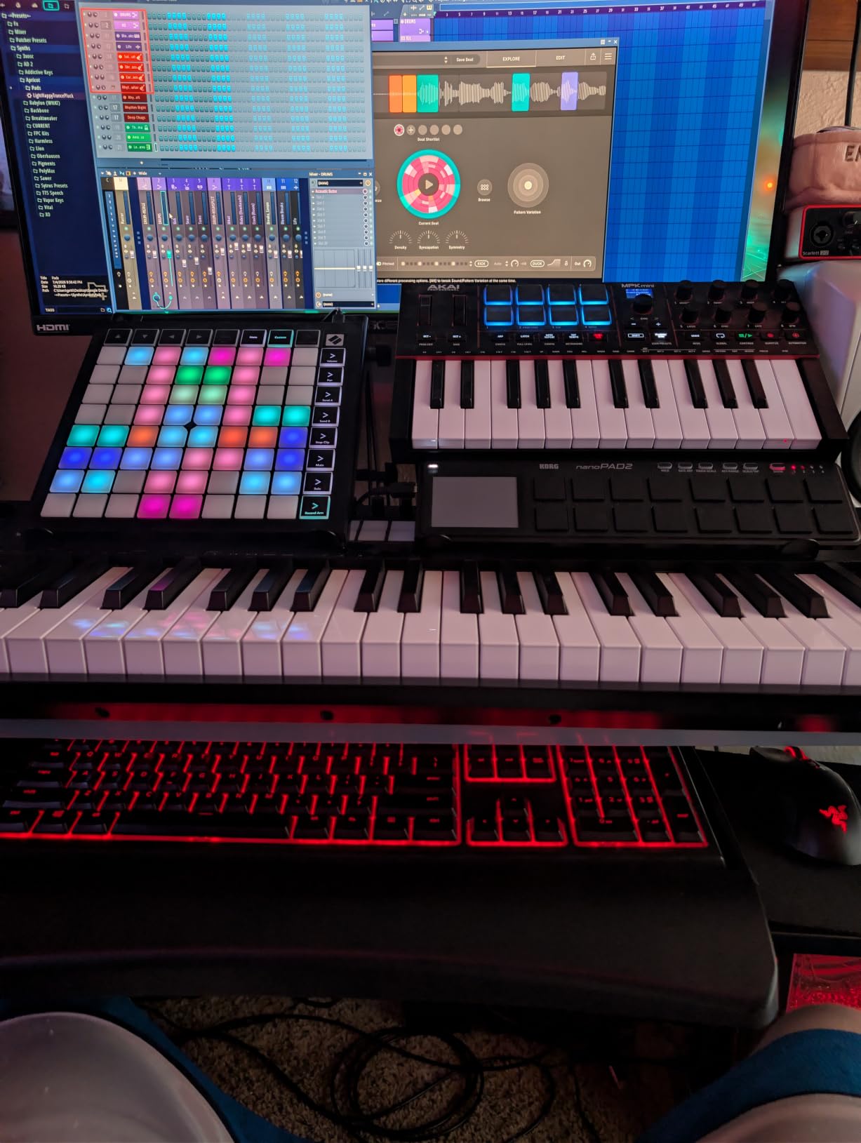 Korg nanoPAD2 Slim-Line USB MIDI Pads - Black customer photo 1