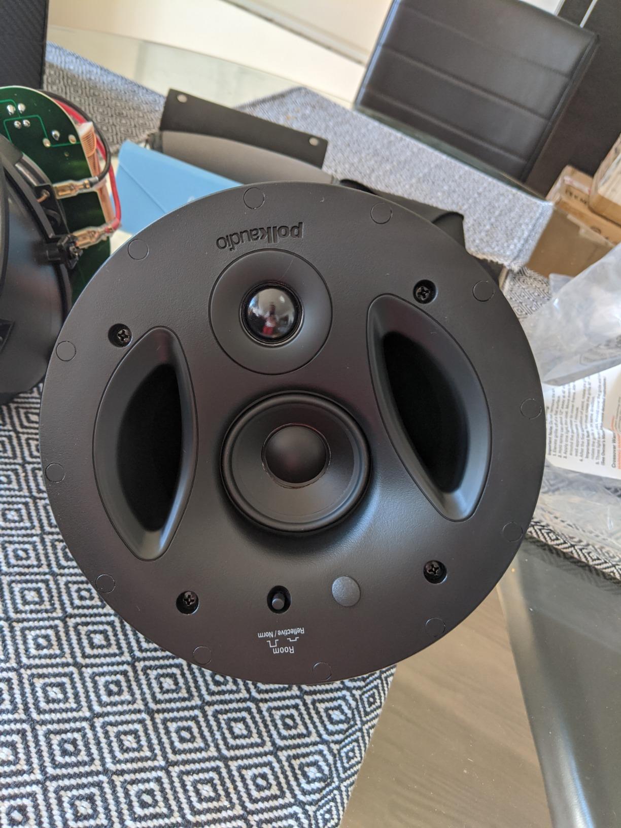 Polk Audio 70-RT 3-way In-Ceiling Speaker, Surround Sound Speaker, (2.5