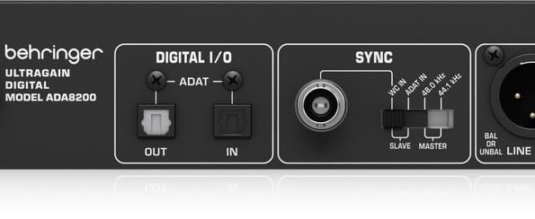Behringer ADA8200 Audiophile 8 In/8 Out ADAT Audio Interface with Midas Mic Preamplifiers customer photo 1