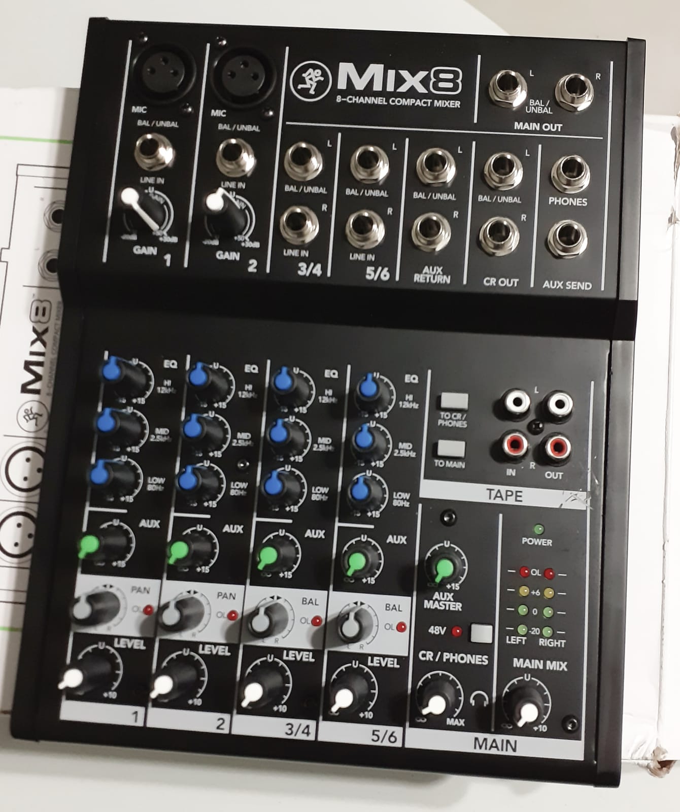 Mackie Mix Series Mix8 8-Channel Mixer, Black customer photo 2