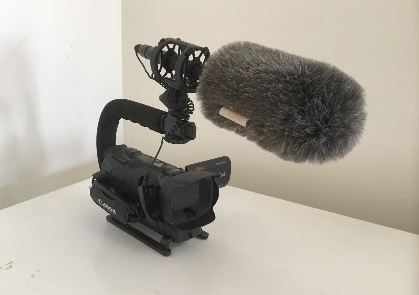 Sennheiser MKE 600 Shotgun Microphone with Auray Universal Shock Mount and Windshield, XLR customer photo 2
