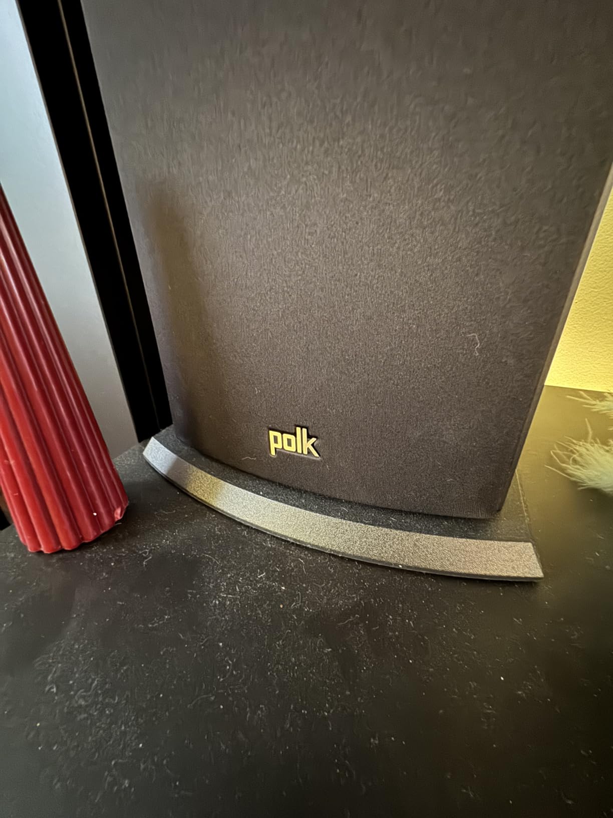 Polk Audio T50 Home Theater Floor Standing Tower Speaker 150W, Black customer photo 2