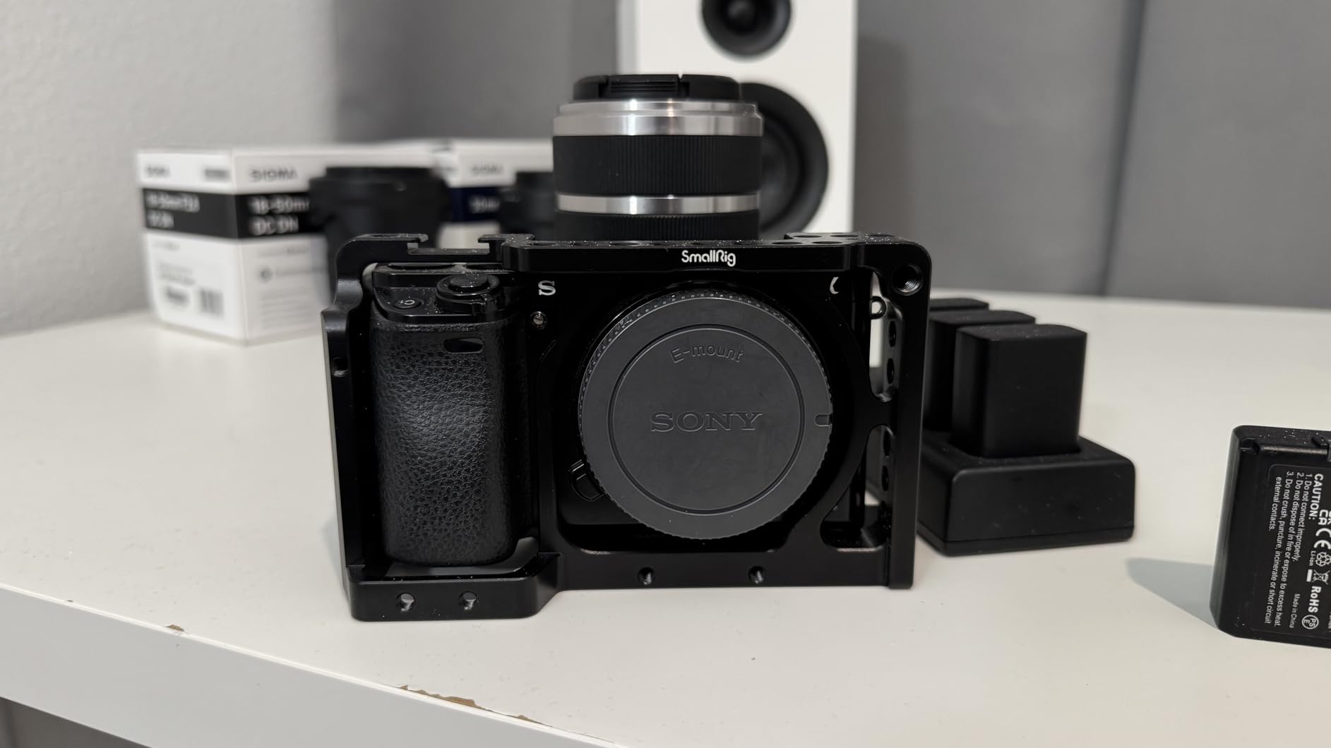 SmallRig Camera Cage only for Sony A6000 A6300 ILCE-6000 ILCE-6300 NEX7, A6000 Cage with 1/4