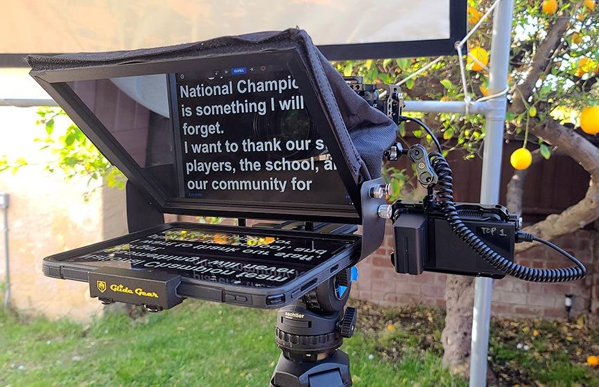 Glide Gear TMP 100 Teleprompter - DSLR, Tablet, Smartphone - 12