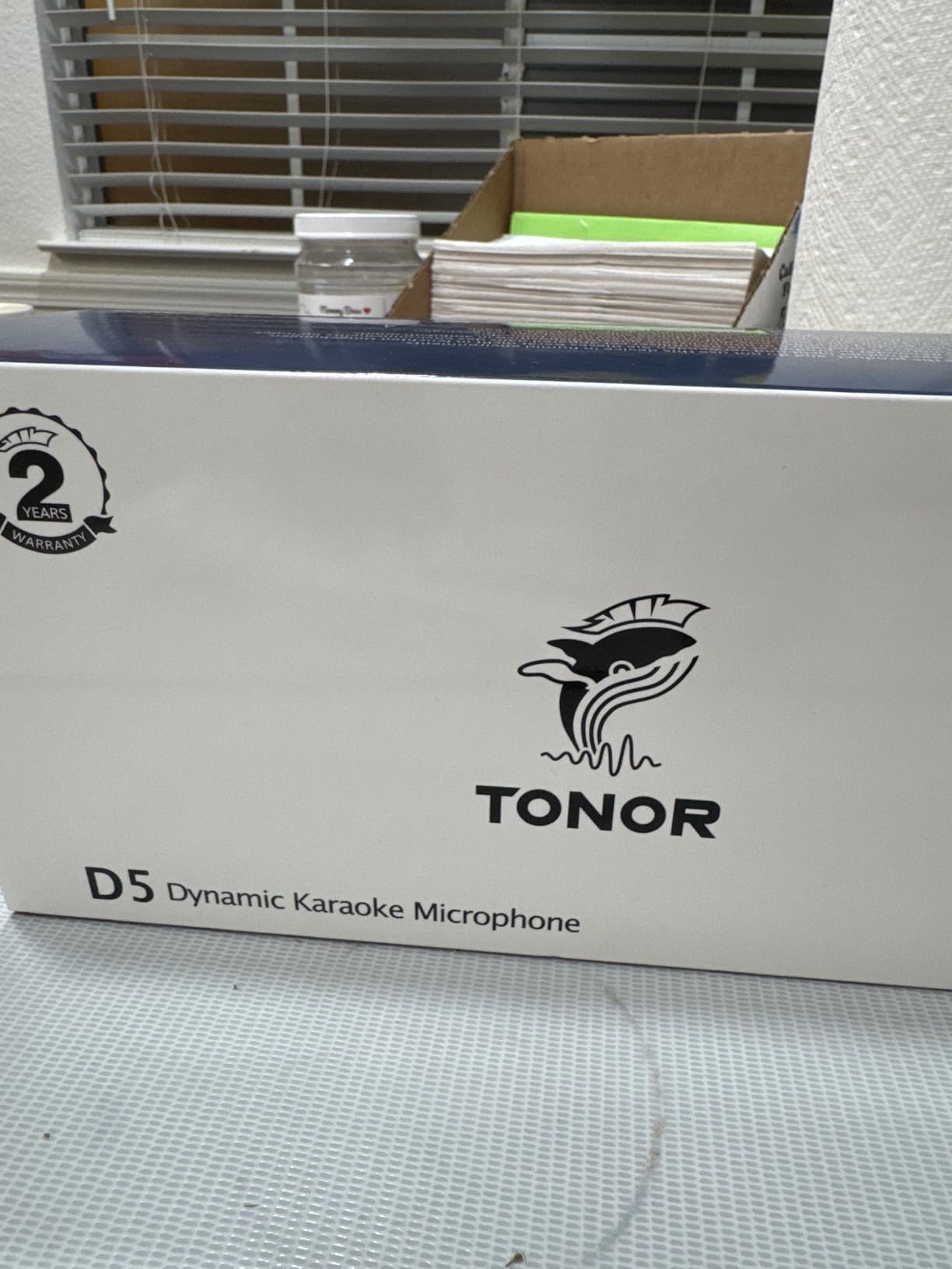 TONOR K1 Vocal Microphone for Singing, Dynamic Handheld Wired Karaoke Mic, Microfono with 5M XLR to 1/4