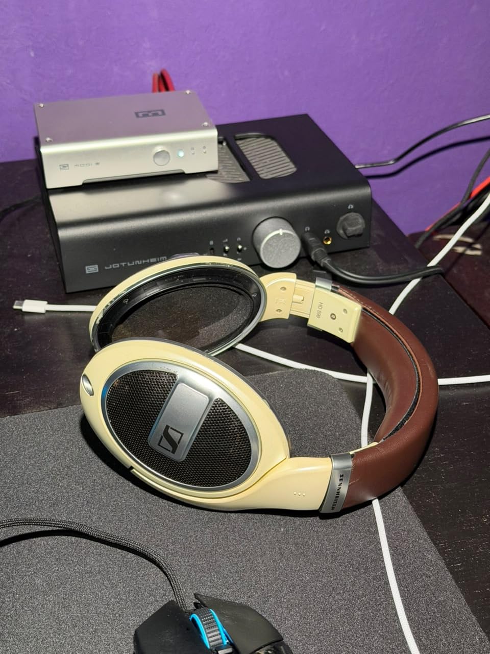 SENNHEISER HD 599 Open Back Headphone, Ivory customer photo 2