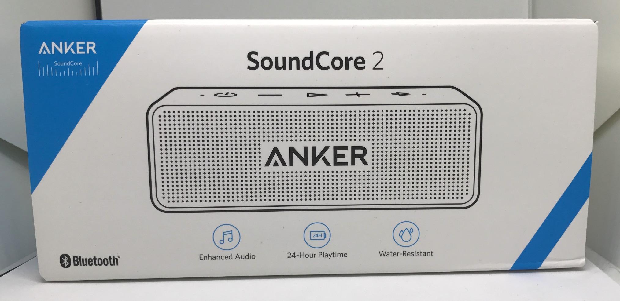 Anker Soundcore 2 Portable Bluetooth Speaker, Stereo Sound, IPX7 | BassUp, 24H Playtime, Bluetooth 6, Wireless Speaker for Home, Outdoors, Travel customer photo 1