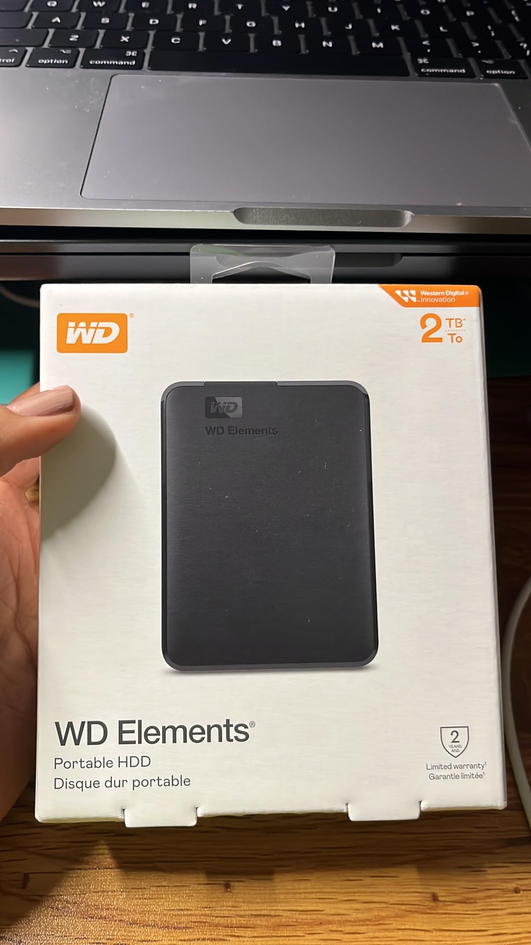 WD 2TB Elements Portable External Hard Drive for Windows, USB 3.2 Gen 1/USB 3.0 for PC & Mac, Plug and Play Ready - WDBU6Y0020BBK-WESN customer photo 2