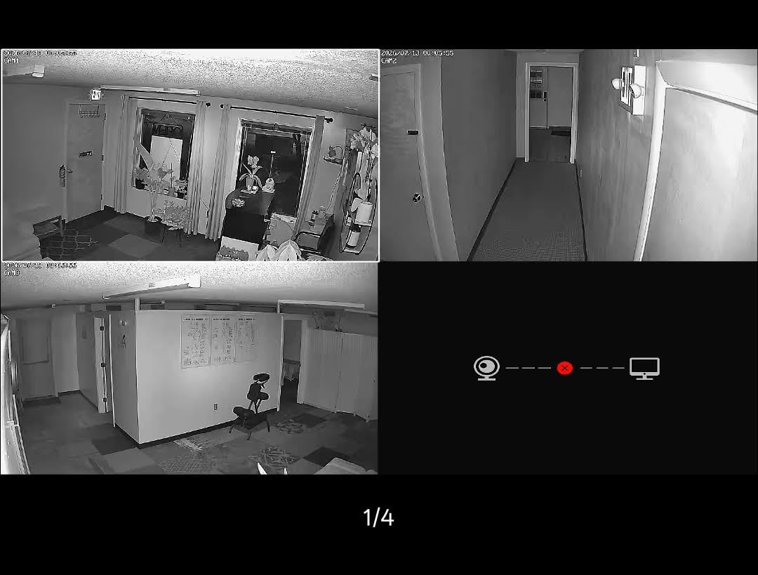 Hiseeu Wireless WiFi Security Camera System, Wired Plug-in Powered, Expandable 16CH 4K NVR, 4Pcs 3MP Night Vision Cameras Home Surveillance Outdoor, Motion Detection, 1TB HDD, One-Way Audio customer photo 1
