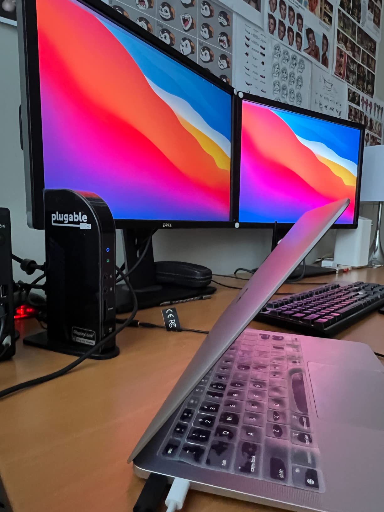 Plugable 13-in-1 USB C Docking Station 4K Triple Monitor with 100W Power Delivery | USB C Dock for Windows, Mac, ChromeOS, Thunderbolt | Driver Required | 3X HDMI and 3X DisplayPort (UD-ULTC4K) customer photo 1