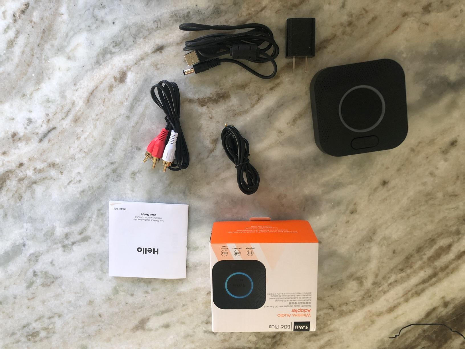 1Mii B06+ Bluetooth Receiver, Hi-Fi Wireless Audio Adapter, Bluetooth 5.3 Receiver with 3D Surround aptX HD aptX Adaptive for Home Music Streaming Stereo System customer photo 1