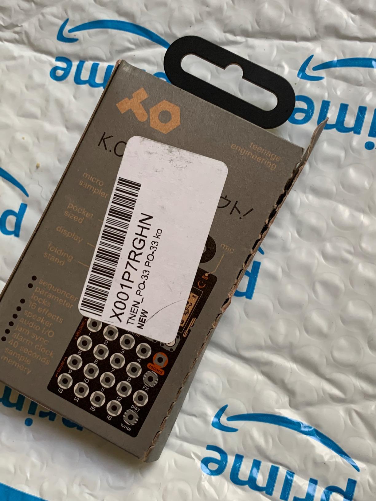 teenage engineering pocket operator PO-33 K.O.! micro sampler and drum machine with built-in microphone, sequencer and effects customer photo 1