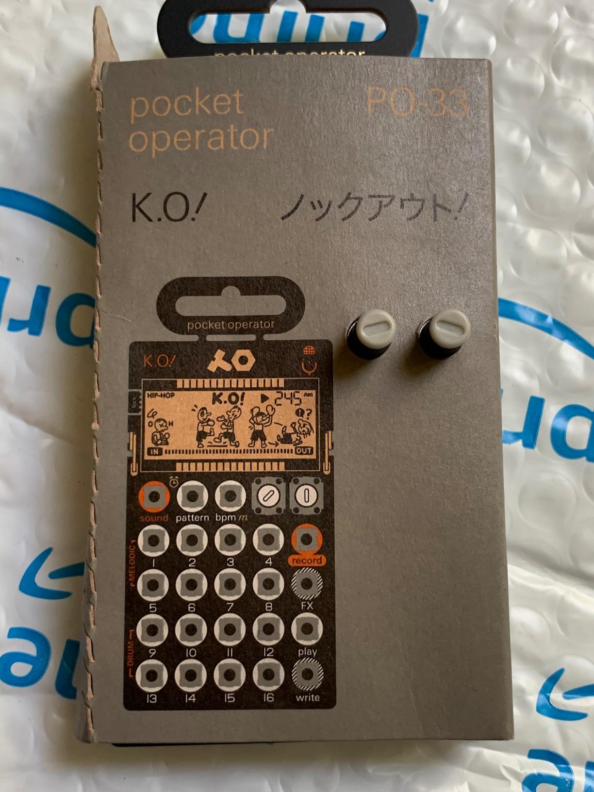 teenage engineering pocket operator PO-33 K.O.! micro sampler and drum machine with built-in microphone, sequencer and effects customer photo 2