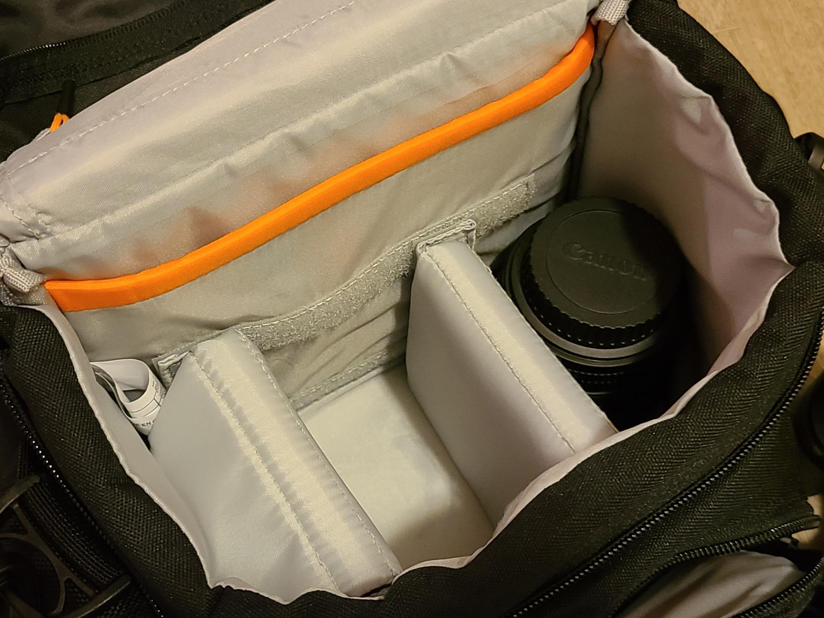 Lowepro LP37142, Nova 200 AW II Messenger Case, Camera Bag, Customizable, Portable, Fits 1-2 Pro DSLR with attached 24-105mm, Compact Drone, 3-5 Additional Lenses, Flash, Black customer photo 1