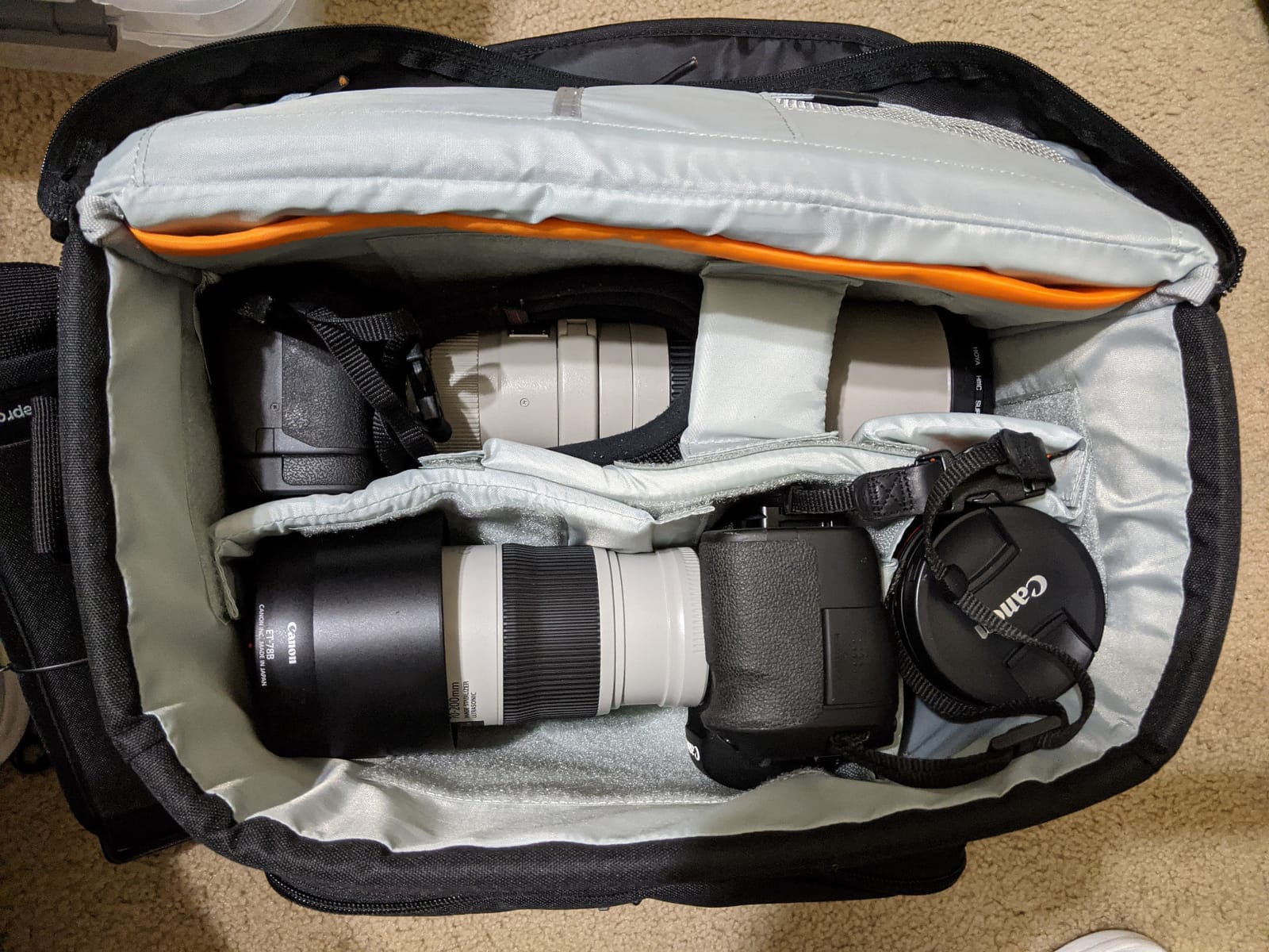 Lowepro LP37142, Nova 200 AW II Messenger Case, Camera Bag, Customizable, Portable, Fits 1-2 Pro DSLR with attached 24-105mm, Compact Drone, 3-5 Additional Lenses, Flash, Black customer photo 2