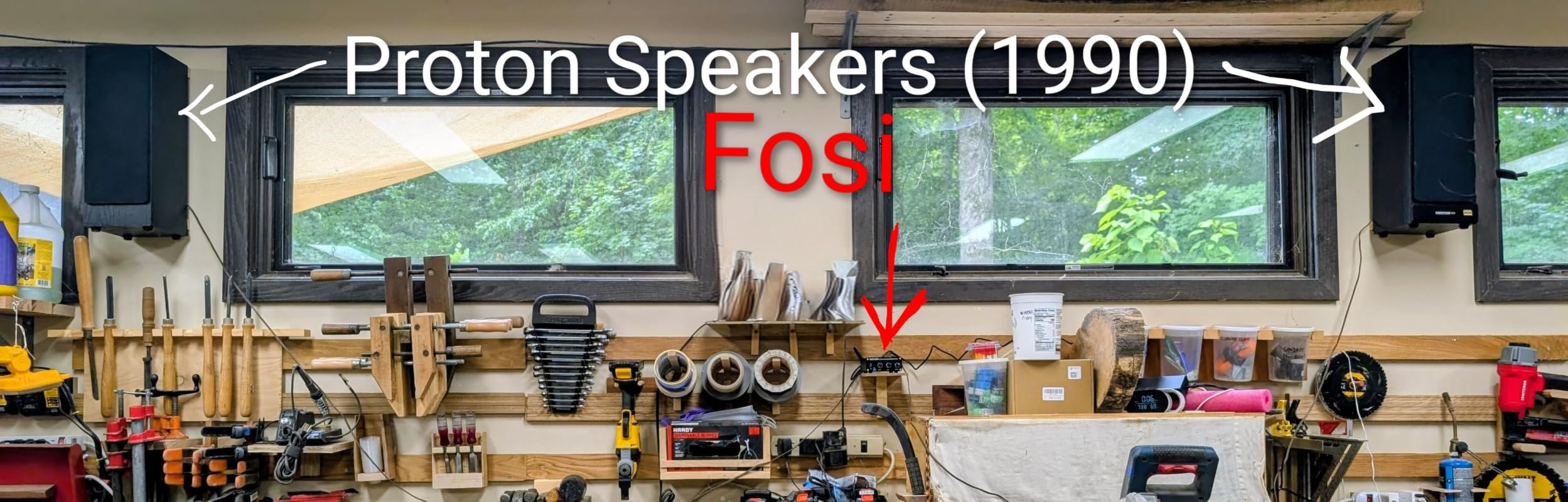 Fosi Audio BT20A Bluetooth Stereo Amplifier, 2 Channel Home Audio Component Amplifiers for Passive Speakers, Mini Class D Amp Receiver 200W for Indoor/Outdoor/Garage/Ceiling/Bookshelf Speaker customer photo 2