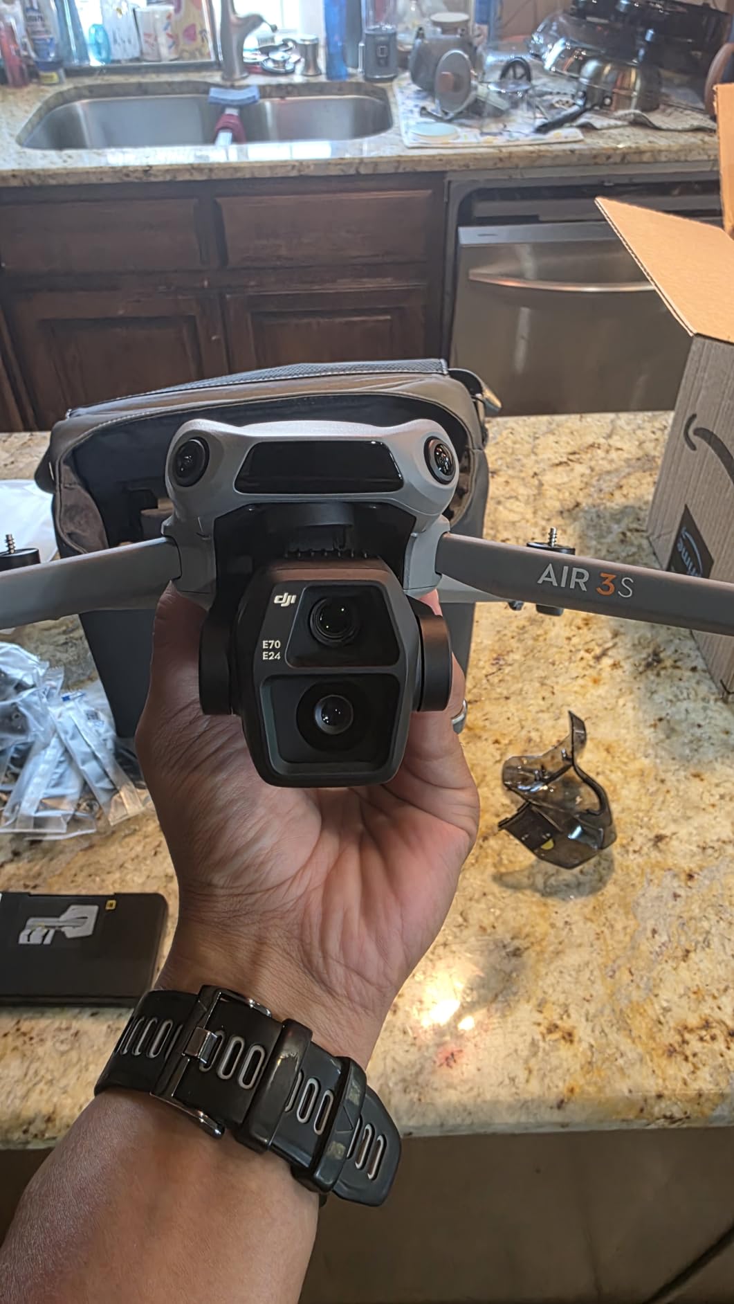 DJI Air 3S Fly More Combo (RC 2 Screen Remote Controller), 4K Drone | Drone With 1