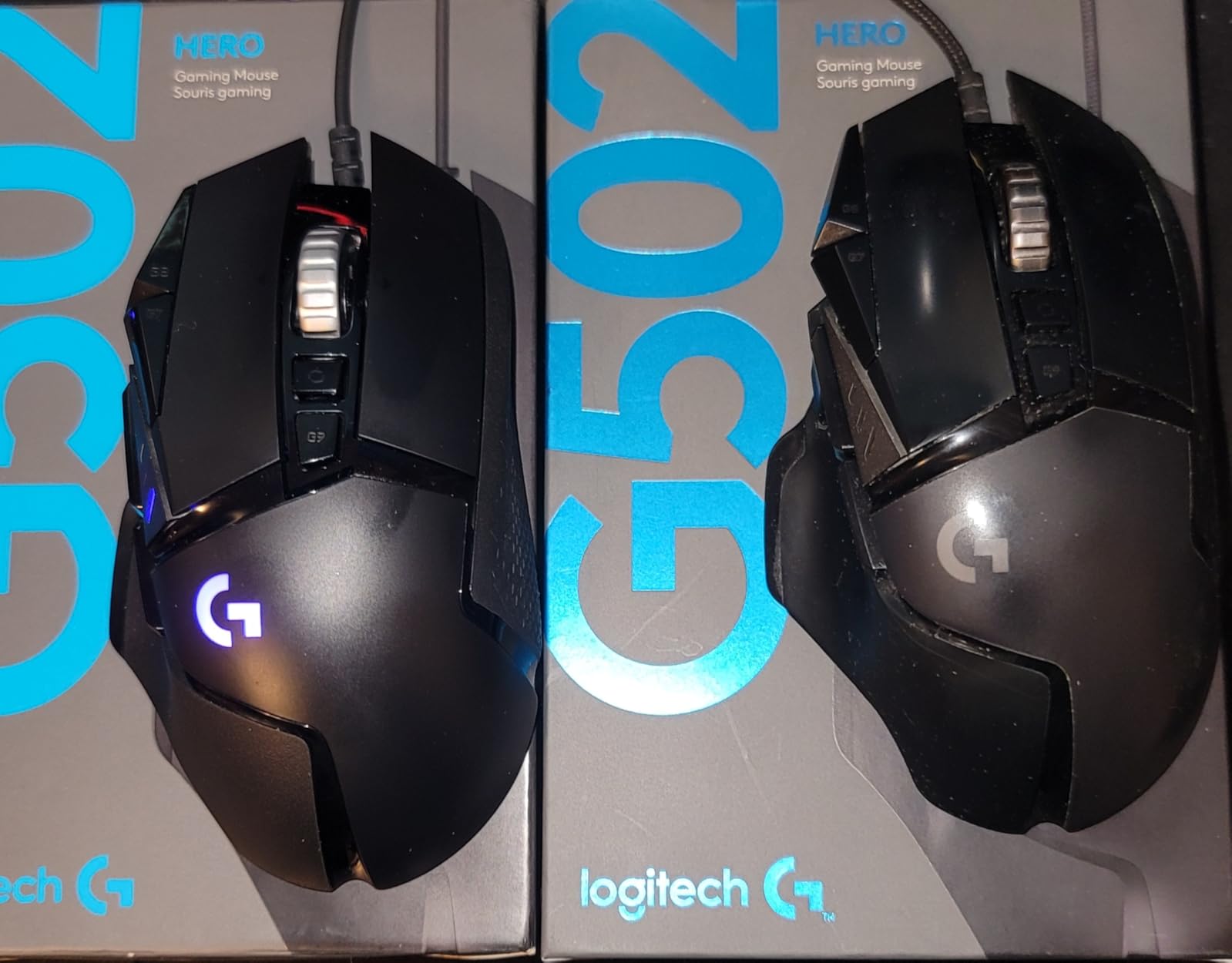 Logitech G502 Hero Wired Gaming Mouse - Black | High performance, 25,600 DPI, RGB, adjustable weights, 11 programmable buttons, on-board memory, PC/Mac customer photo 2