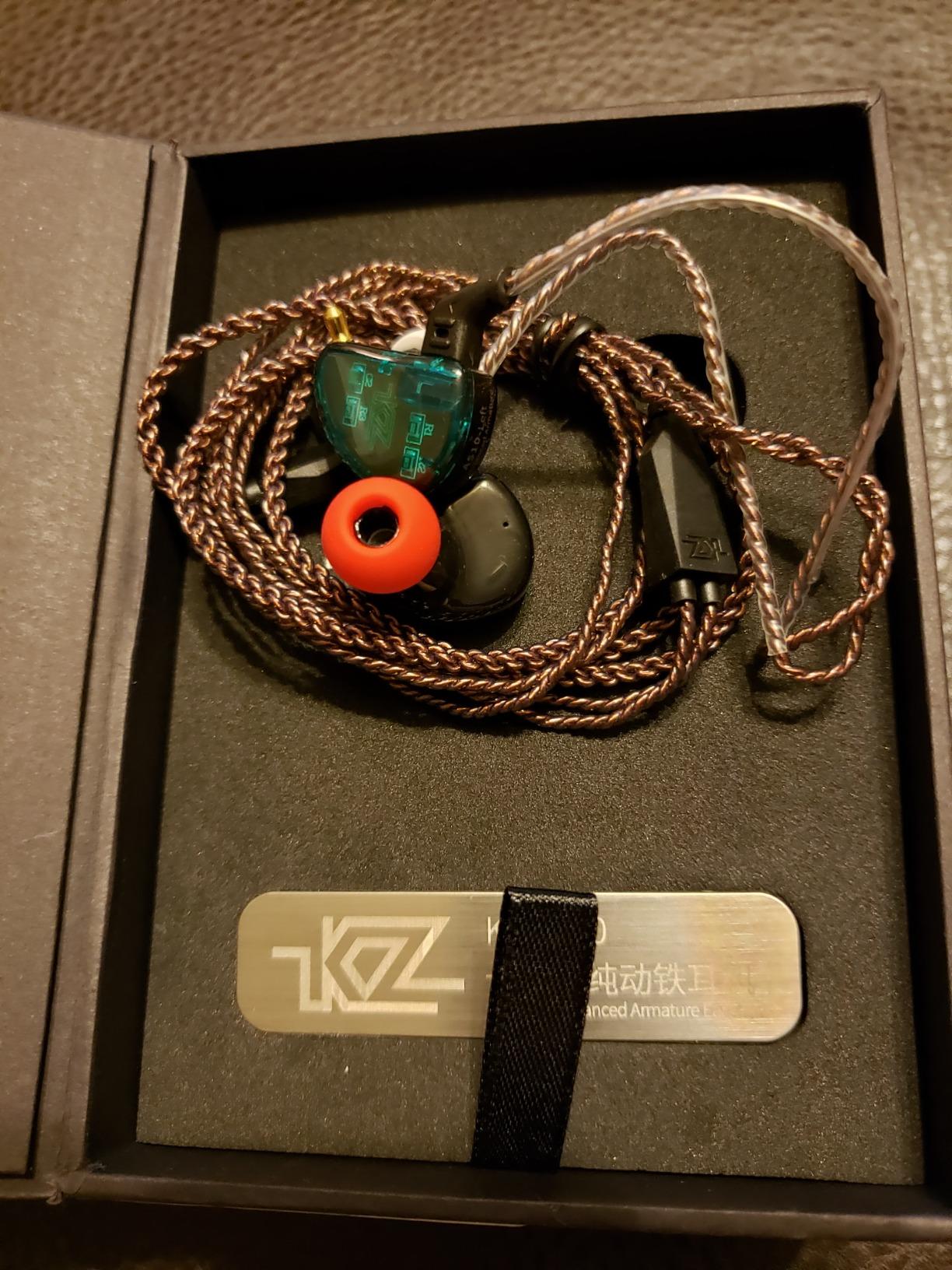 KZ AS10 in Ear Monitor Earbuds Headphone, Pure 5 Balanced Armature 5BA KZ Earbuds Earphone, Musician in Ear Monitor Headphone High Fidelity HiFi Headset customer photo 1