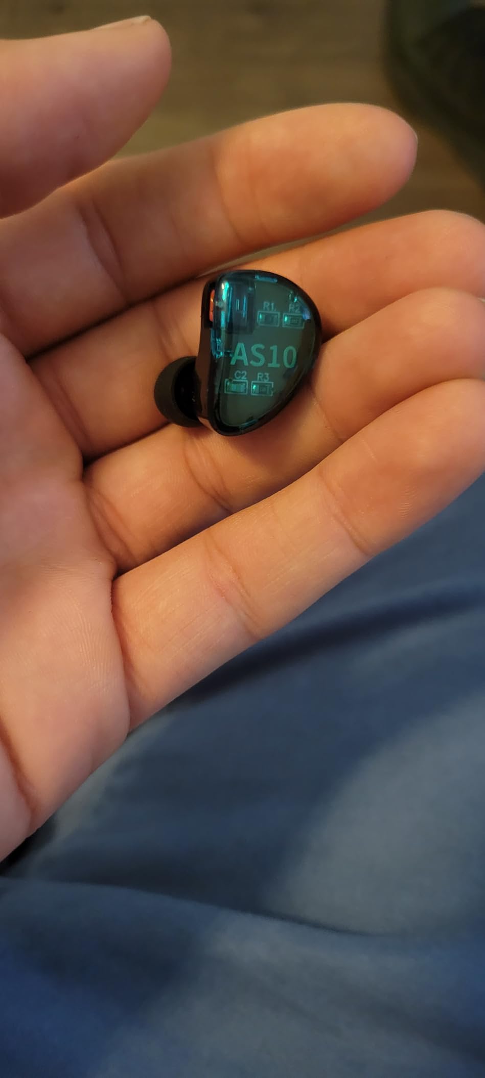 KZ AS10 in Ear Monitor Earbuds Headphone, Pure 5 Balanced Armature 5BA KZ Earbuds Earphone, Musician in Ear Monitor Headphone High Fidelity HiFi Headset customer photo 2