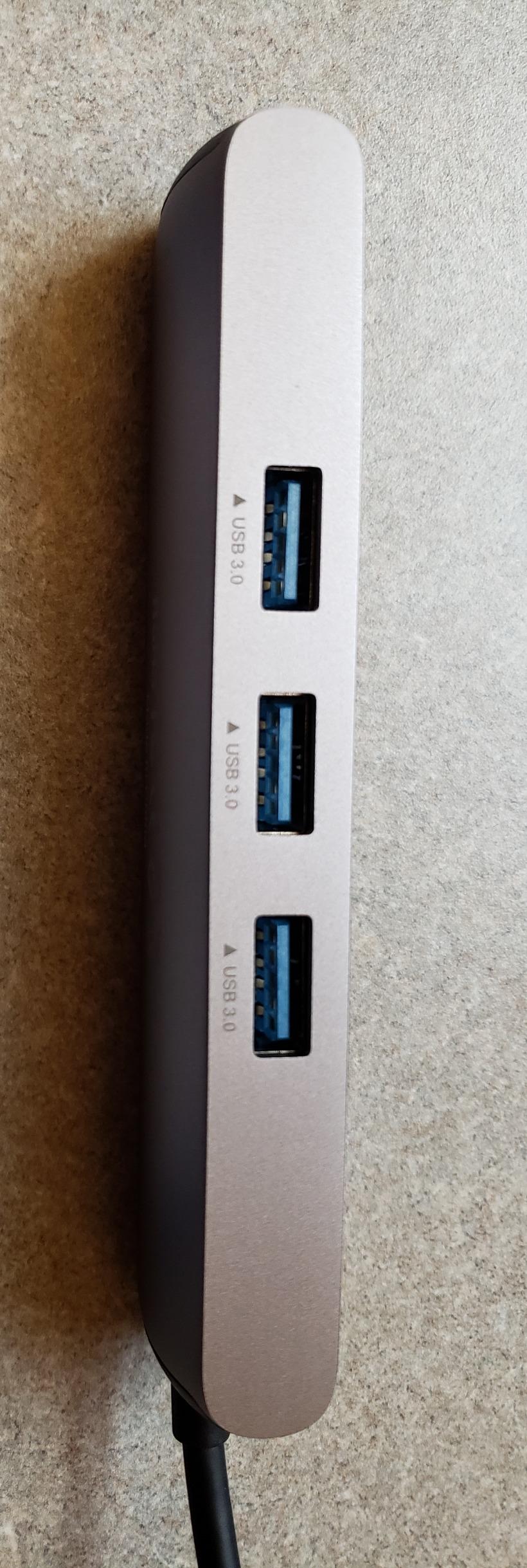 UtechSmart USB C Hub, USB C Ethernet Multiport Adapter, 6 In 1 USB C to HDMI Dock Compatible for Macbook Pro/Air, Chromebook, Dell XPS, HP and Type C Devices (Gigabit Ethernet 100W PD 4K HDMI USB 3.0) customer photo 1