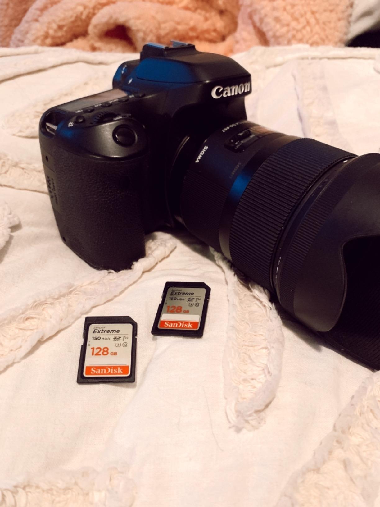 SanDisk 128GB Extreme SDXC UHS-I Memory Card - 150MB/s, C10, U3, V30, 4K UHD, SD Card - SDSDXV5-128G-GNCIN customer photo 1