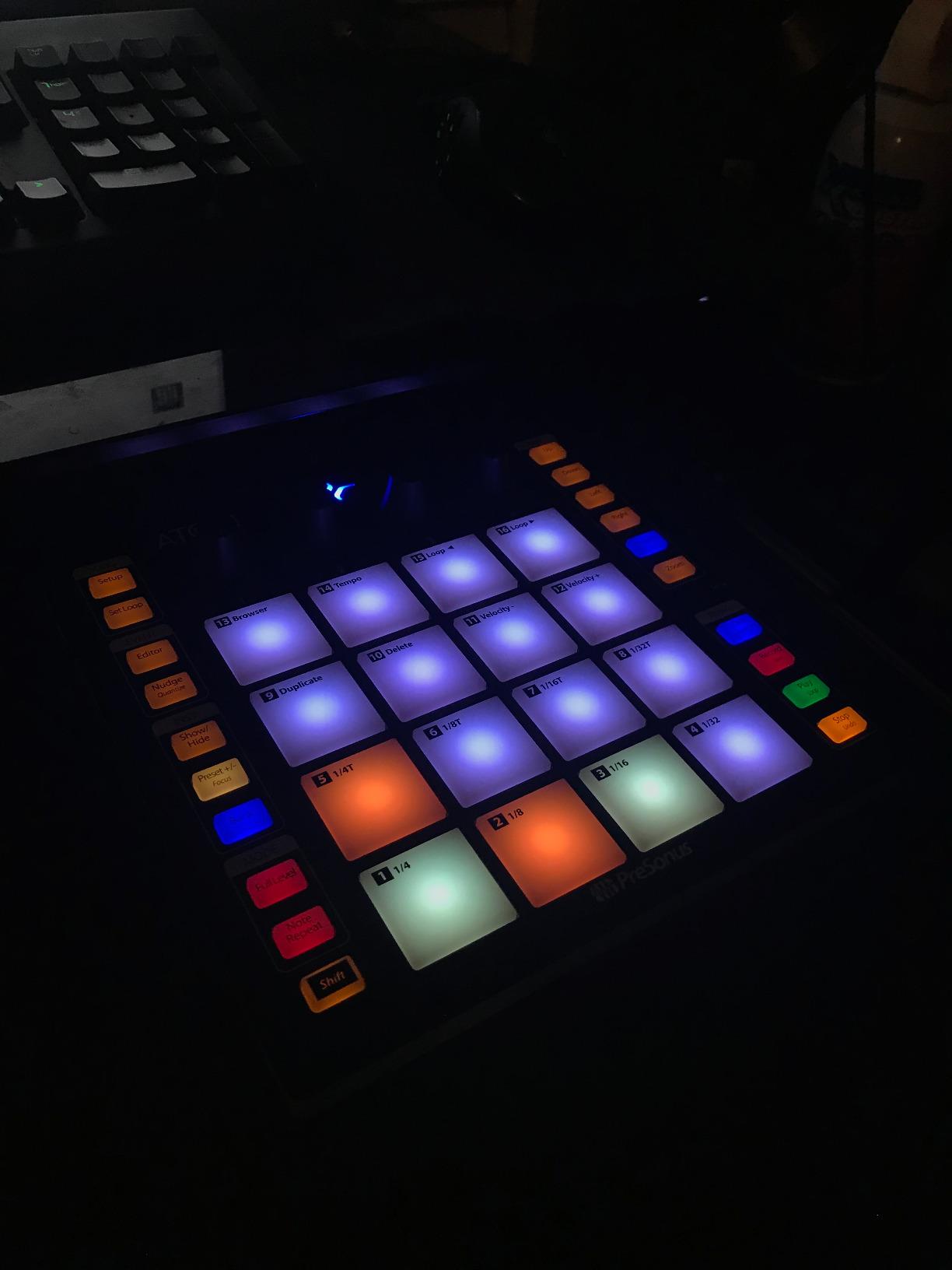 PreSonus ATOM Production & Performance Midi Pad Controller with Studio One Artist and Ableton Live Lite Recording Software customer photo 1