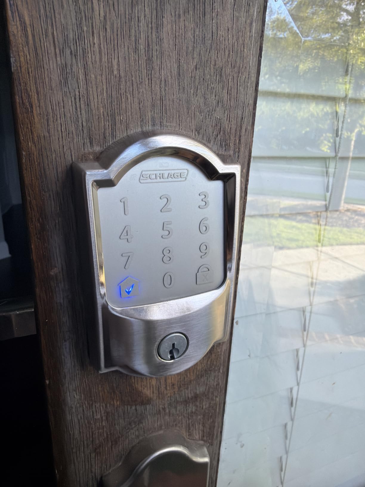 Schlage Encode Smart WiFi Deadbolt Lock with Century Trim, Matte Black | Keyless entry door lock, Touchscreen keypad, App control, Alexa, Google Home, Ring & Airbnb compatible, Certified security customer photo 1