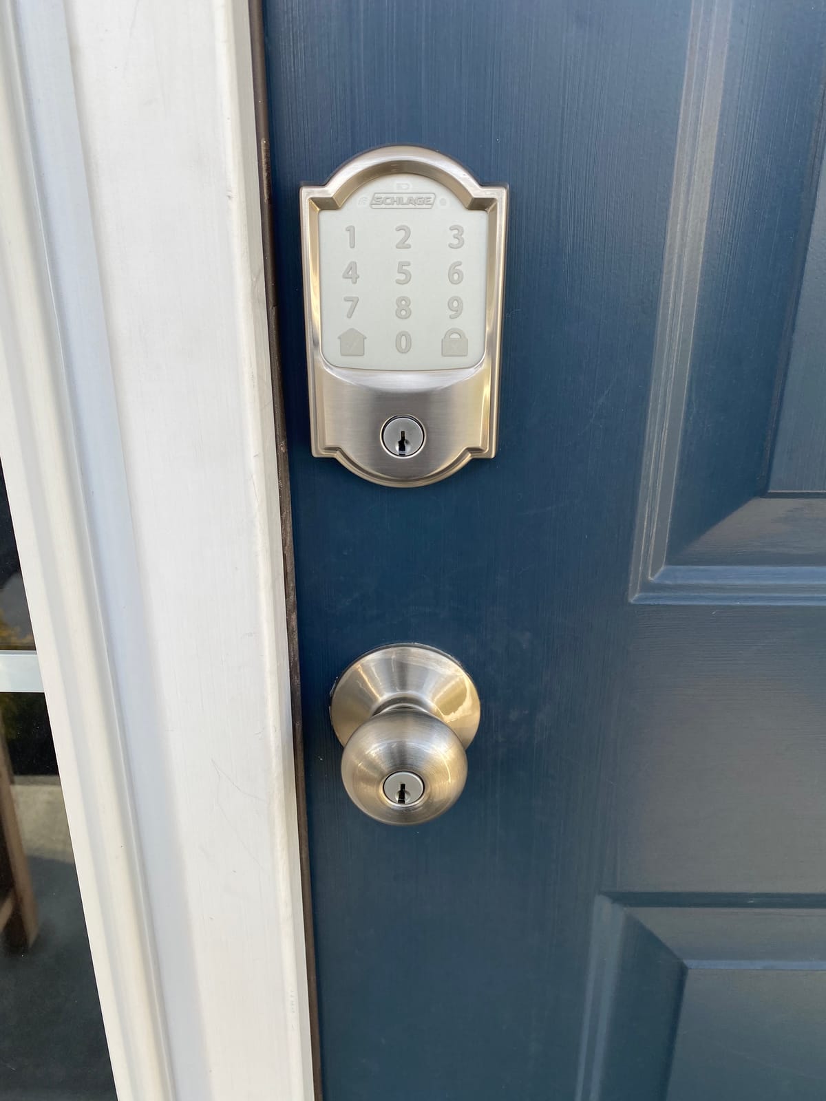 Schlage Encode Smart WiFi Deadbolt Lock with Century Trim, Matte Black | Keyless entry door lock, Touchscreen keypad, App control, Alexa, Google Home, Ring & Airbnb compatible, Certified security customer photo 2