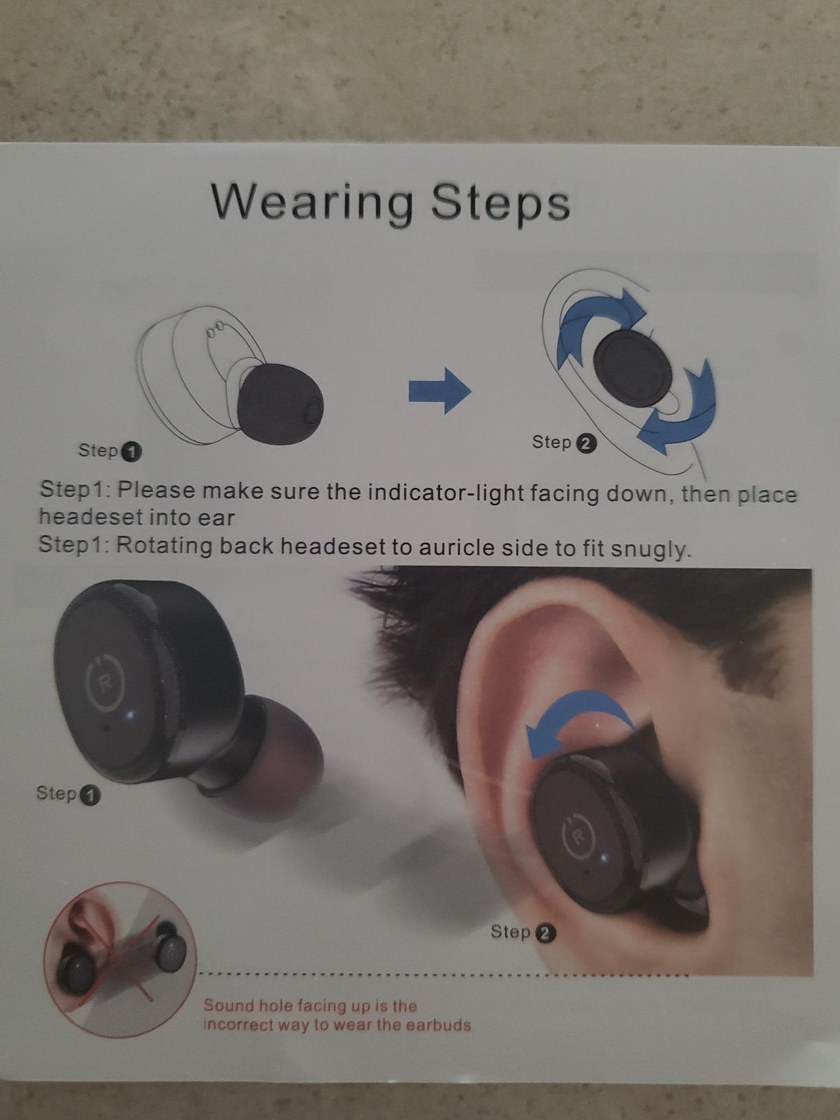 TOZO T10 Wireless Earbuds Powerful Bass Stereo Wireless Charging, APP, IPX8 Waterproof, 55H Playtime, Ergonomic Design In Ear buds, App Customize EQ, Bluetooth 5.3 Headphones for Work, Travel, Black customer photo 1