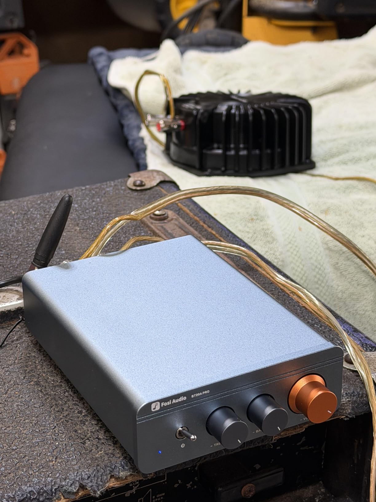 Fosi Audio BT20A Pro Bluetooth 5.0 Amplifier, 300W x2 Wireless Amp customer photo 1