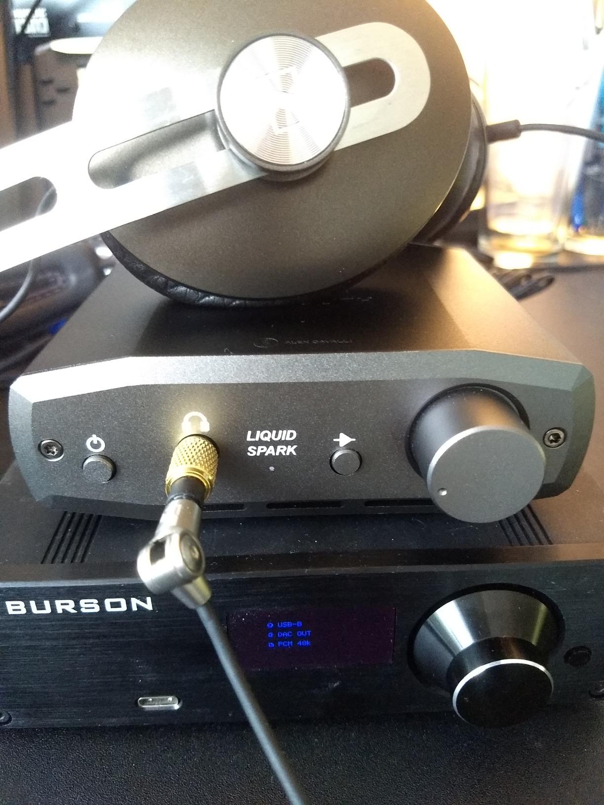 Monolith 133304 Liquid Spark Headphone Amplifier - by Alex Cavalli with RCA Input, Single 1/4 Output 1.3Watt@50R, 108Db customer photo 1