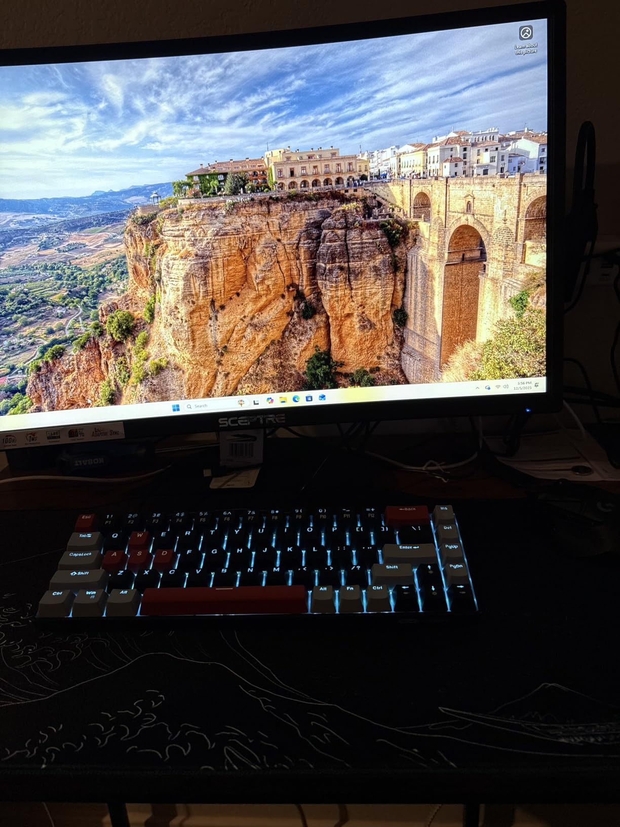Sceptre Curved 24-inch Gaming Monitor 1080p R1500 98% sRGB HDMI x2 VGA Build-in Speakers, VESA Wall Mount Machine Black (C248W-1920RN Series) customer photo 1