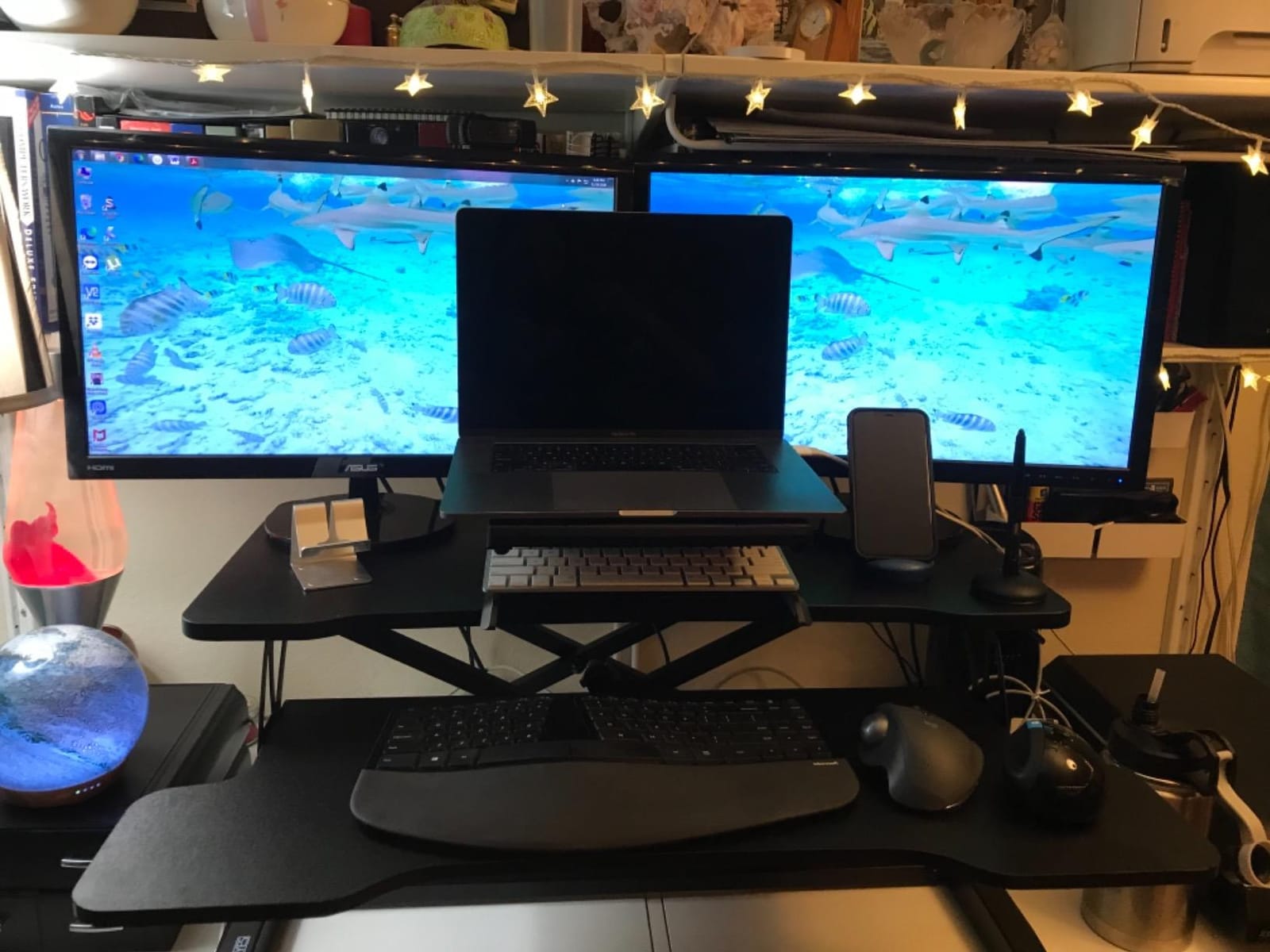 FITUEYES Height Adjustable Standing Desk 32