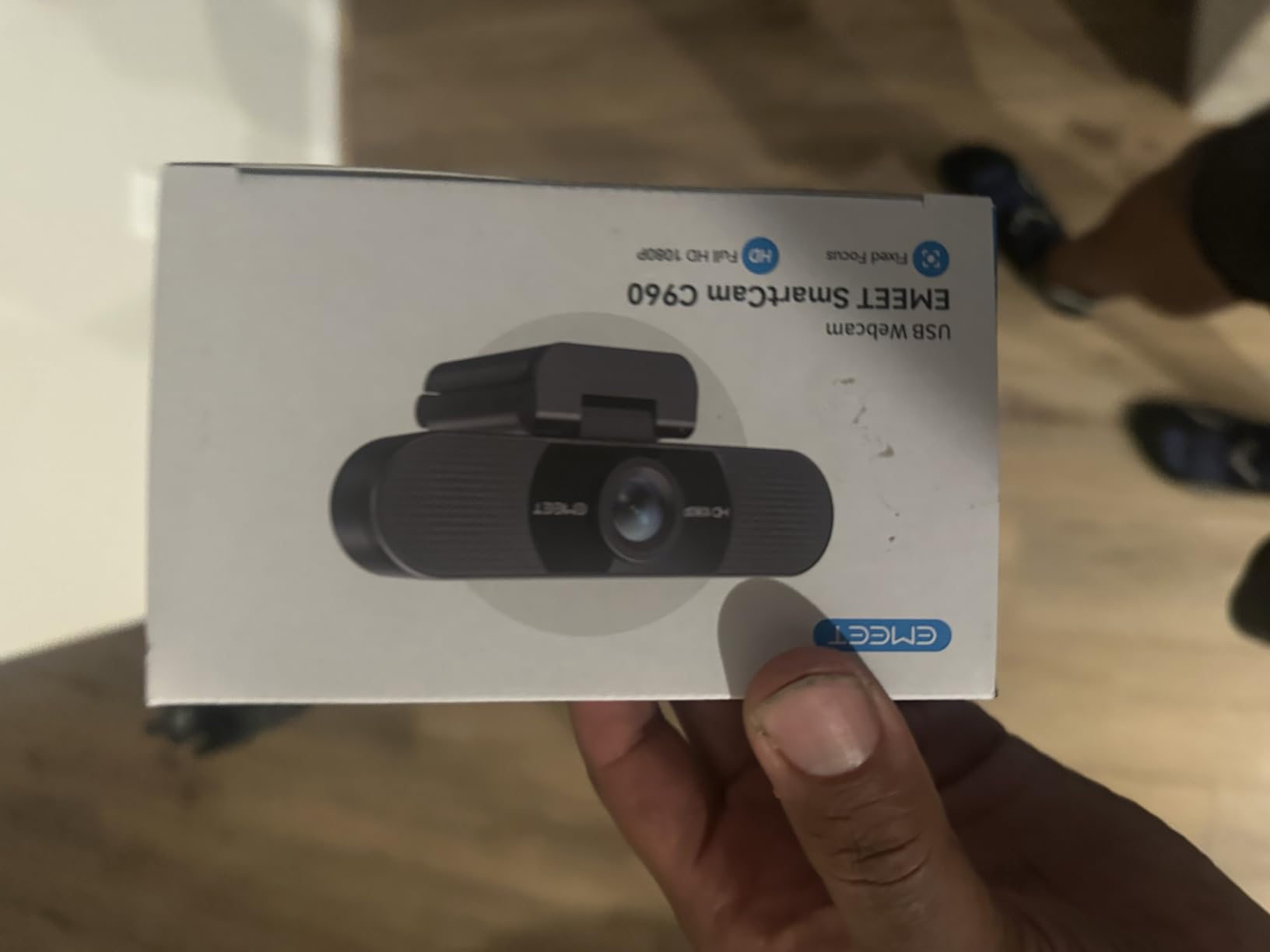 EMEET 1080P Webcam with Microphone, C960 Web Camera 2 Mics Streaming Webcam 90FOV Computer Camera, Plug and Play USB Web Cam for Online Calling/Conferencing, Zoom/Teams/Facetime/YouTube, Laptop/PC customer photo 1