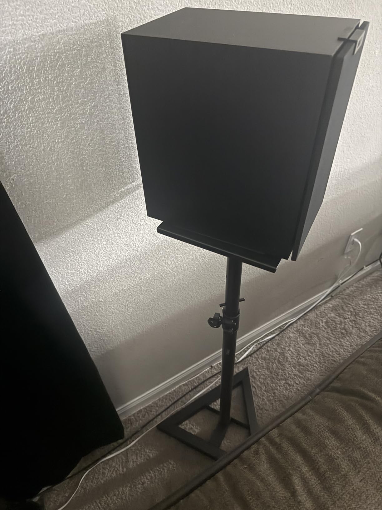 Pyle Speaker Stand Pair of Sound - Play 1 and 3 Holder, Telescoping Height Adjustable from 26