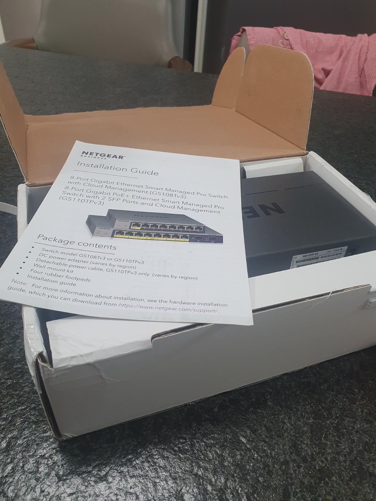 NETGEAR 10-Port PoE Gigabit Ethernet Smart Managed Network Switch (GS110TP) customer photo 1