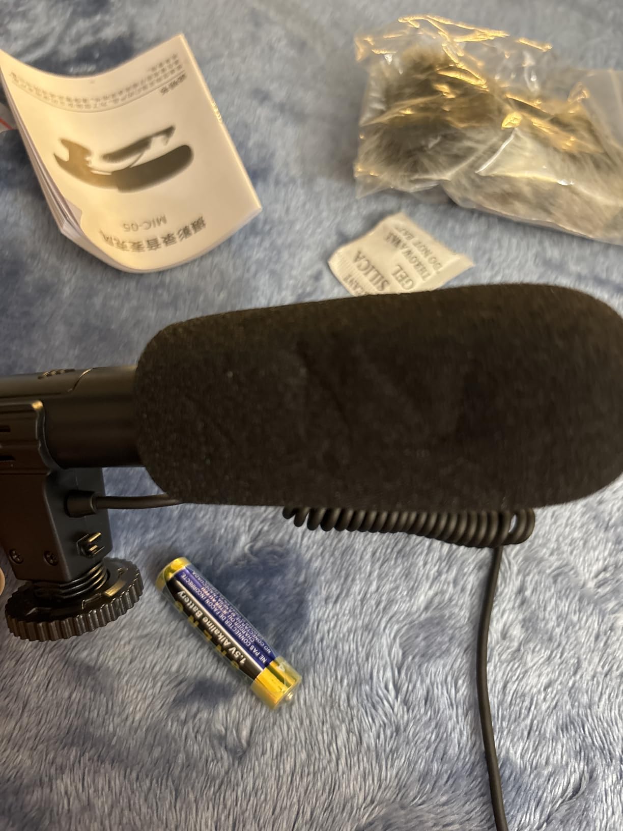 Camera Microphone, Video Microphone for DSLR Close Interview Shotgun Mic for Canon Nikon Sony Fuji Mic with Windscreen, Compatible with Camera with 3.5mm (1/8