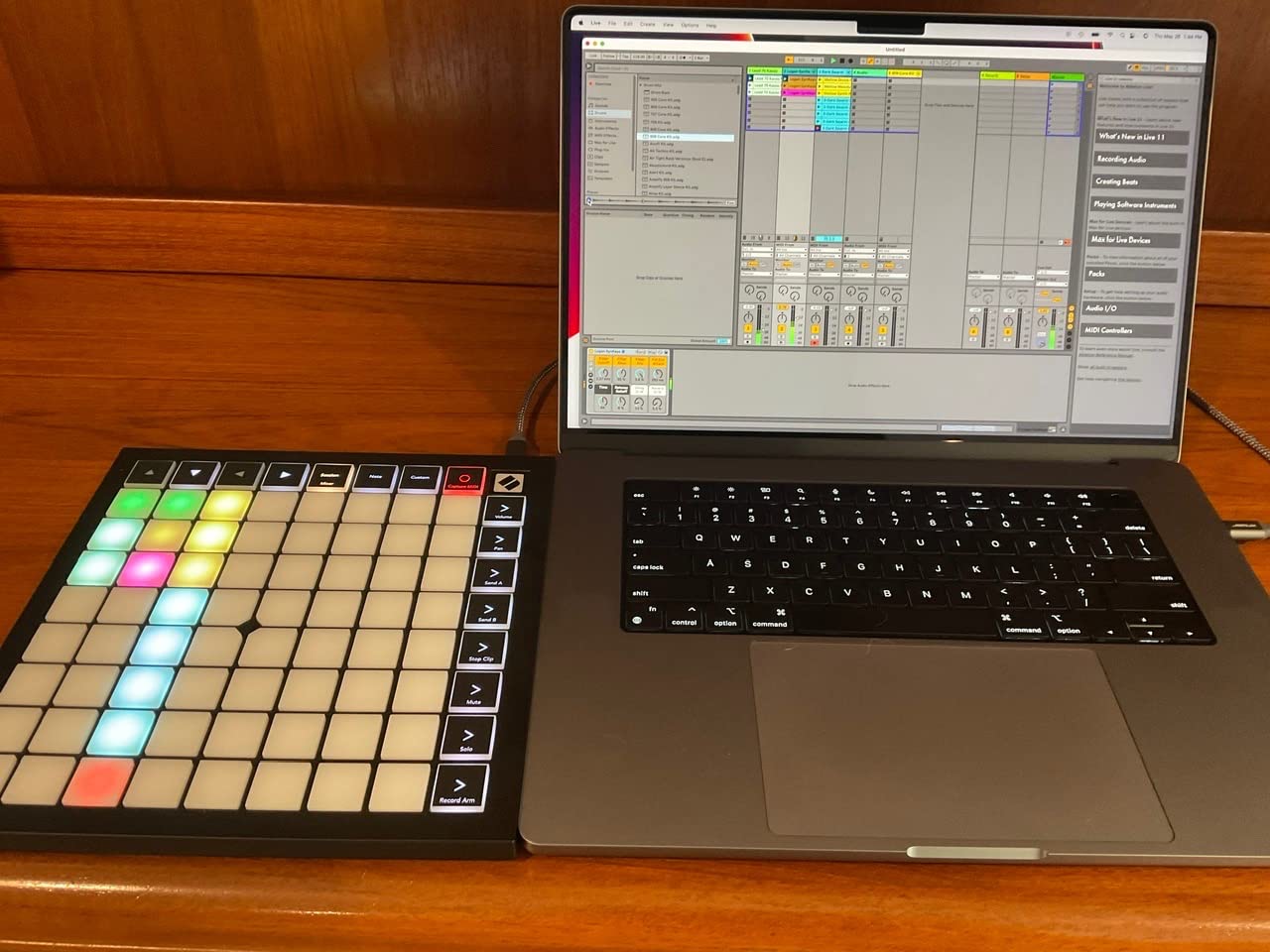 Novation Launchpad X MIDI USB Grid Controller | 64 RGB Velocity-Sensitive Pads, Mixer Controls, Note and Scale Modes, 4 Custom Modes, Ableton Live Lite customer photo 2