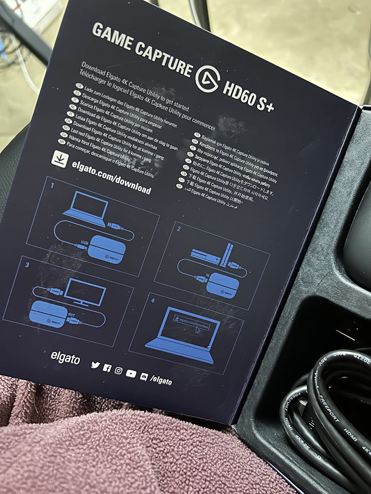 Elgato HD60 S+, External Capture Card, Stream and Record in 1080p60 HDR10 or 4K60 HDR10 with ultra-low latency on PS5, PS4/Pro, Xbox Series X/S, Xbox One X/S, in OBS and more, works with PC and Mac customer photo 2