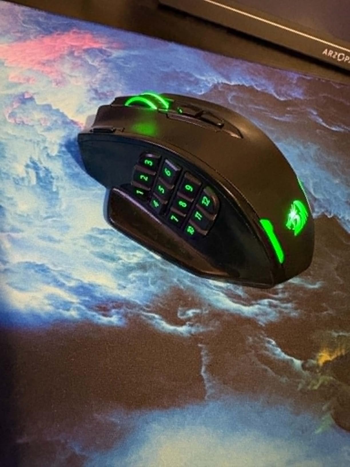 Redragon M913 Wireless RGB MMO Gaming Mouse 16000 DPI Remapping Keys | Cable-Free 0 Delay Dedicated for FPS Gamers, Redefine Keybinding Macro, Vibing Backlight, Ergonomic Grip Body Comfort customer photo 1
