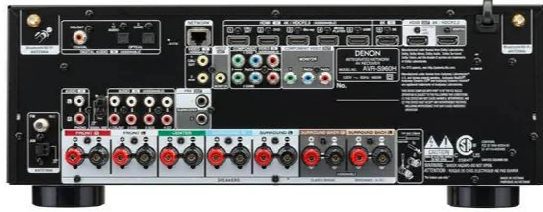 Denon AVR-S960H 8K Ultra HD 7.2 Channel (90Watt X 7) AV Receiver, 2020 Model customer photo 2