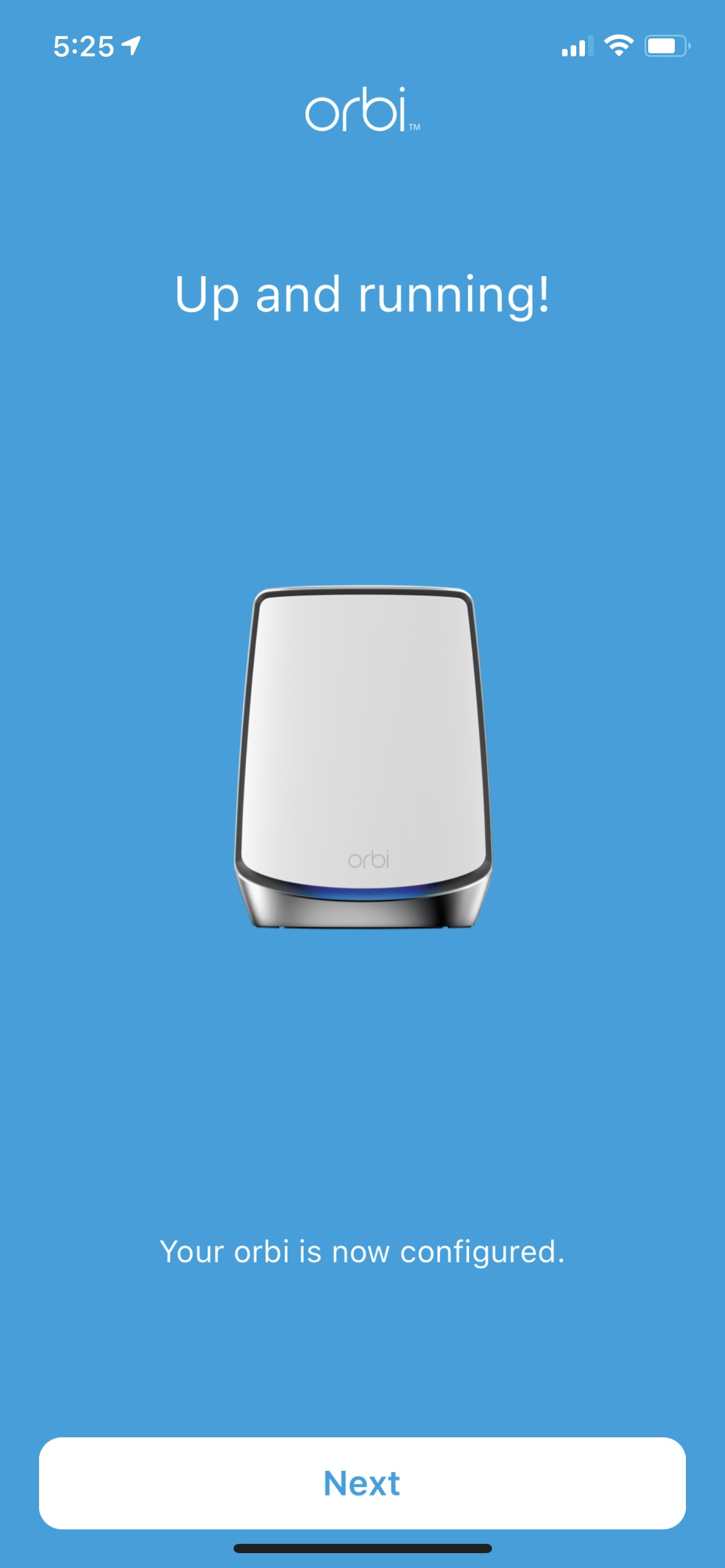 NETGEAR Orbi Whole Home Tri-Band Mesh WiFi 6 System (RBK753S) with 1-Year NETGEAR Armor Internet Security, Router with 2 Satellite Extenders, Coverage up to 7,500 sq.ft, 40 Devices, 4.2Gbps customer photo 1