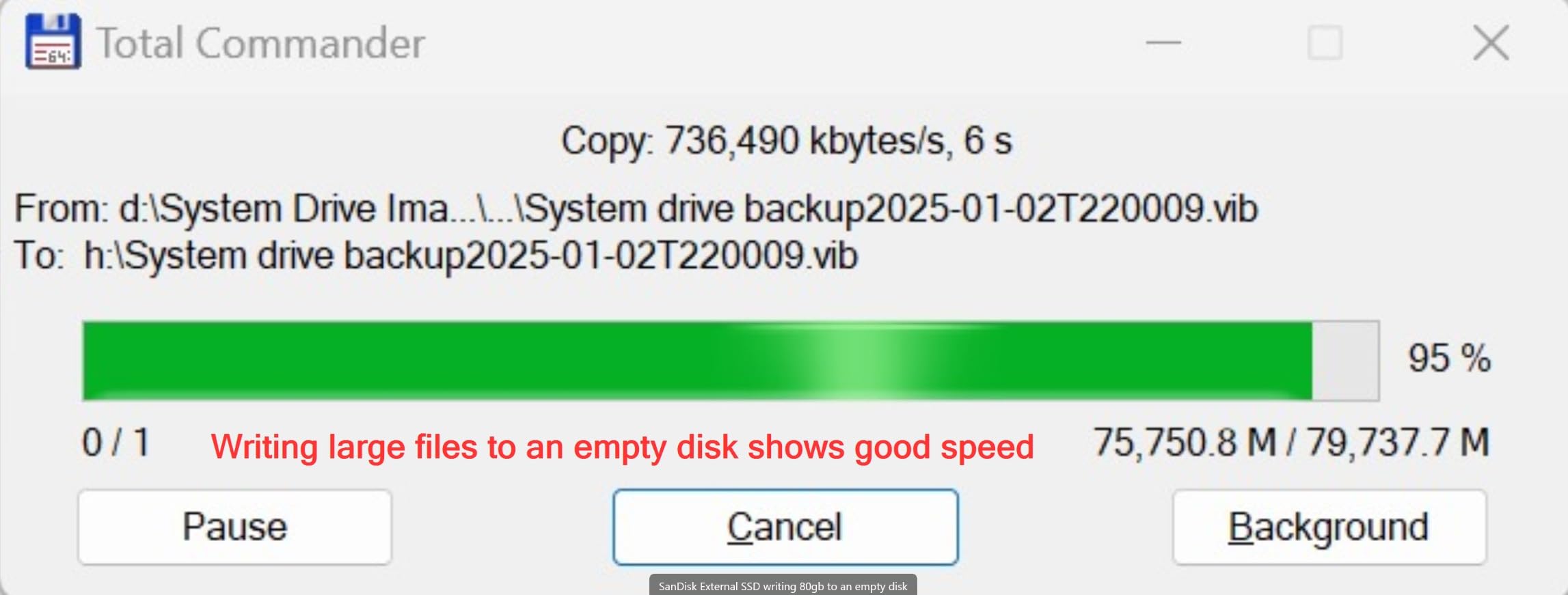 SanDisk 2TB Extreme Portable SSD - Up to 1050MB/s, USB-C, USB 3.2 Gen 2, IP65 customer photo 1