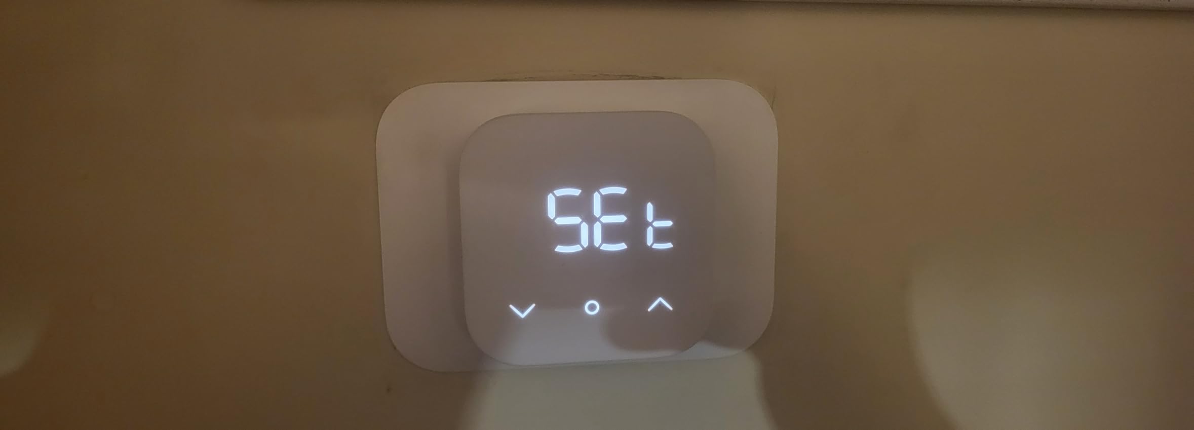 Amazon Smart Thermostat, Save money and energy, Works with Alexa and Ring, C-wire required customer photo 1