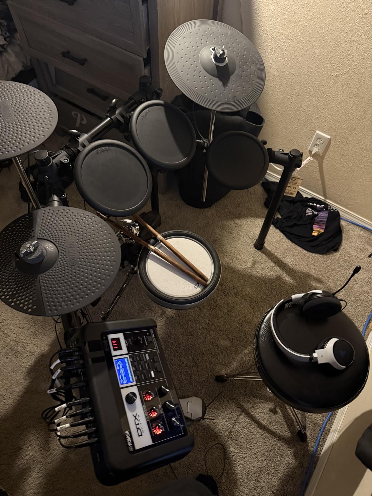 Yamaha DTX6K-X Electronic Drum Set with DTX-PRO Module, 70 Premium Customizable Kits, Kit Modifier Controls, USB Audio/MIDI, Silent Silicone Heads, DTX Touch Sound Editor Smart App customer photo 1